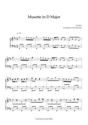 Musette in D Major - Piano Intermediate