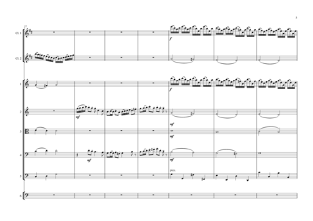 The Arrival of the Queen of Sheba for 2 Bb Clarinets & Orchestra image number null