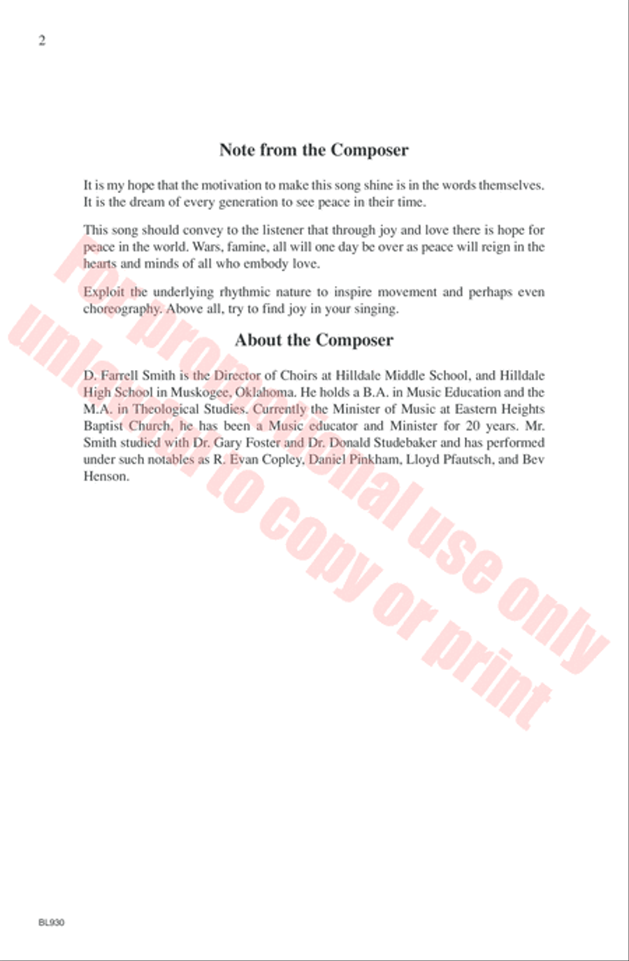 Sing! Shout! 3-Part scores gallery preview page 3