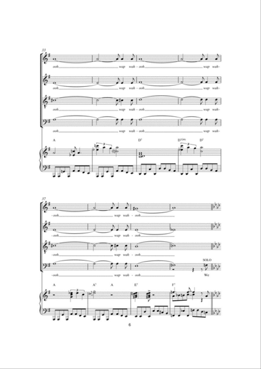 I Get Around (arr. Thomas Lydon) 4-Part scores gallery preview page 6