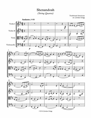 Shenandoah (String Quartet)
