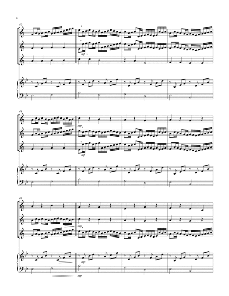 Canon in D (Pachelbel) (D) (Clarinet Trio, Keyboard)