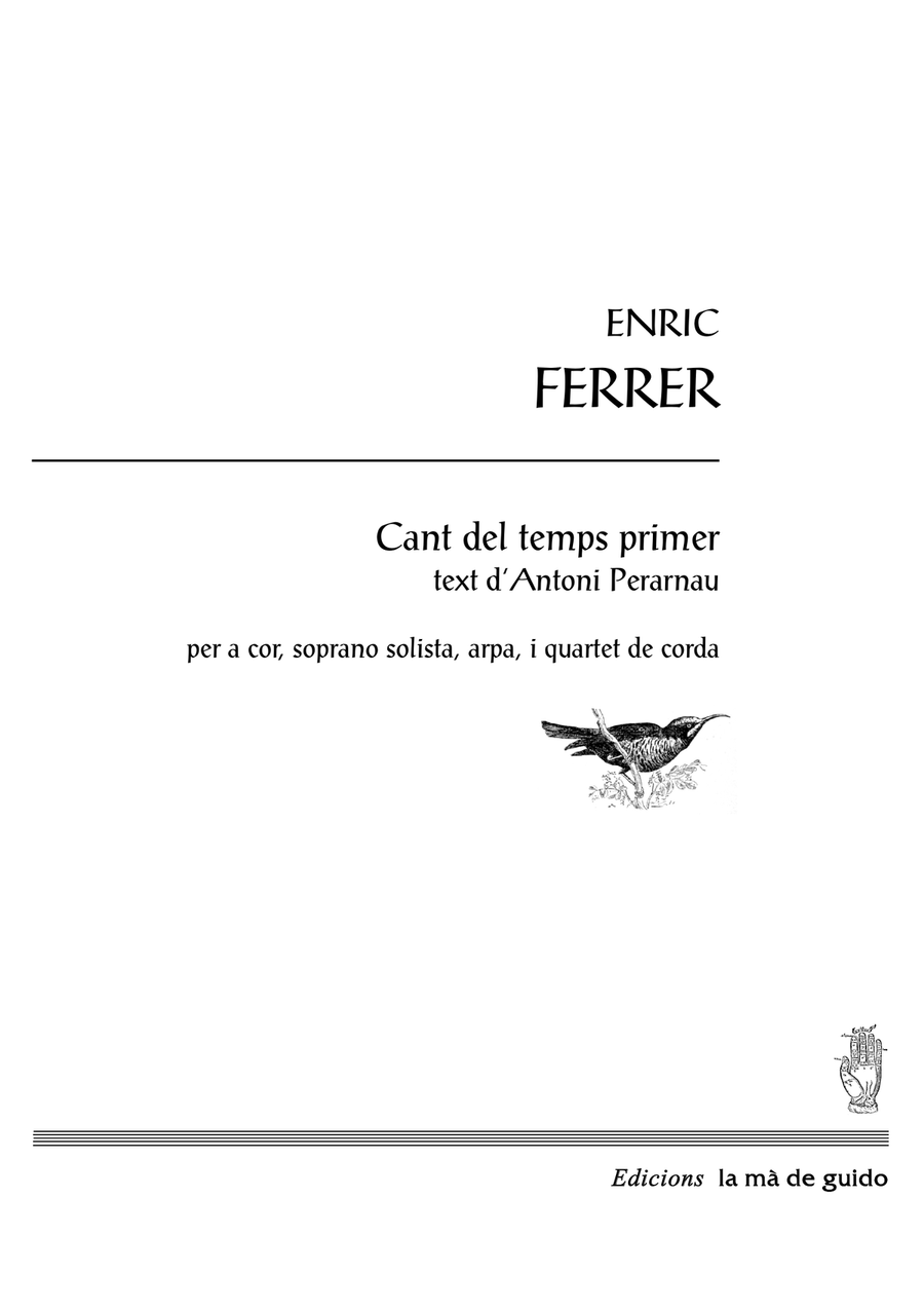 Cant del temps primer 4-Part scores gallery preview page 1