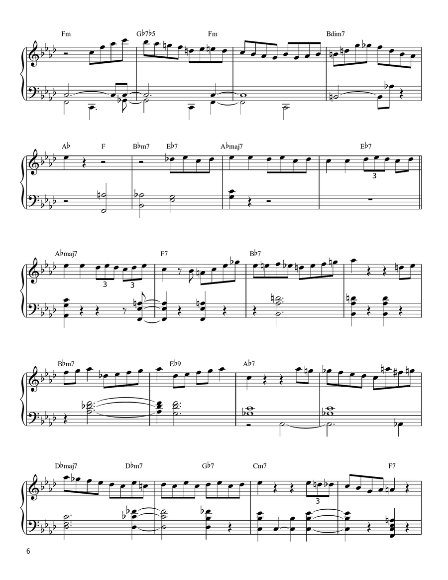 Indiana (Back Home Again In Indiana) Piano Solo scores gallery preview page 6