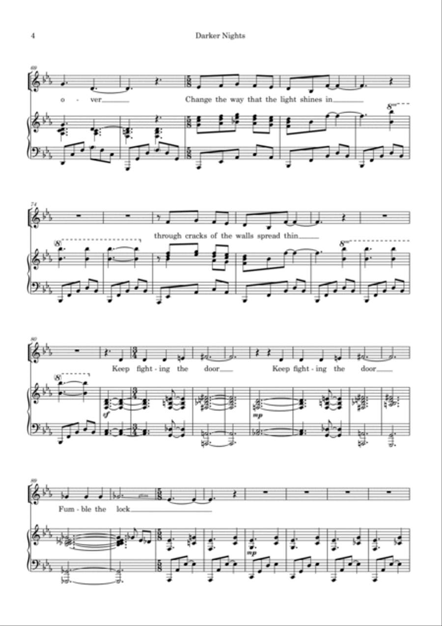 Darker Nights Voice scores gallery preview page 4