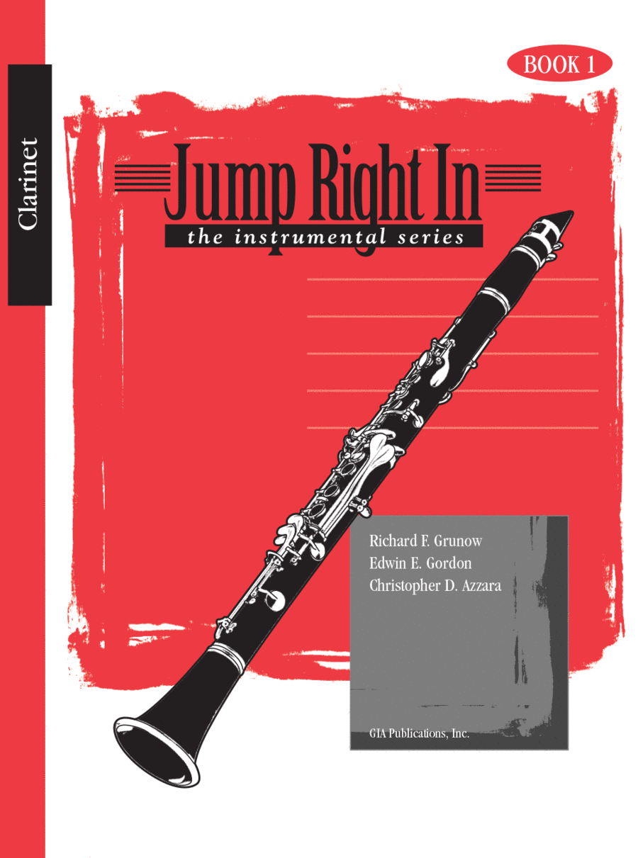 Jump Right In: The Instrumental Series - Clarinet Book 1 and CD