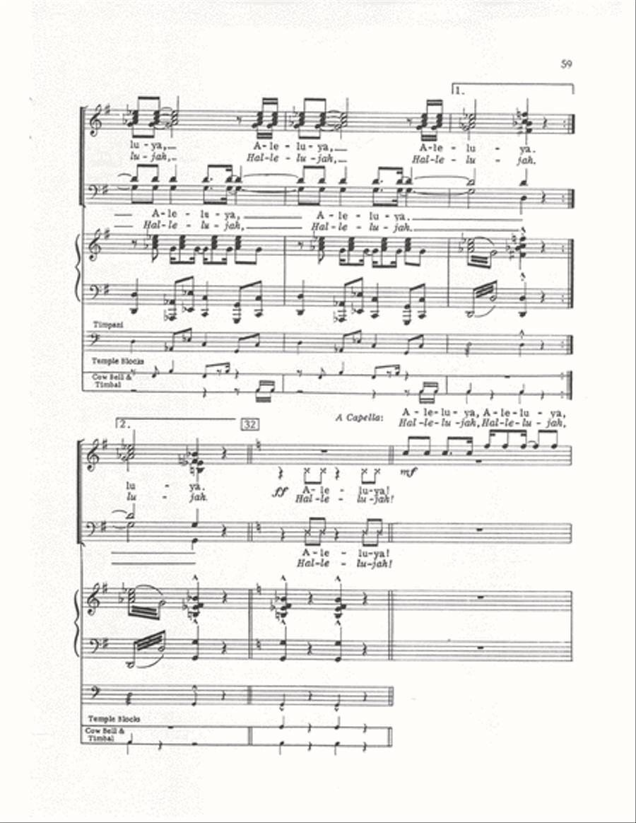 The Cuban Mass (Vocal Score) 4-Part scores gallery preview page 56