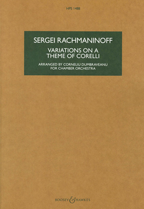 Book cover for Variations on a Theme of Corelli Op. 42
