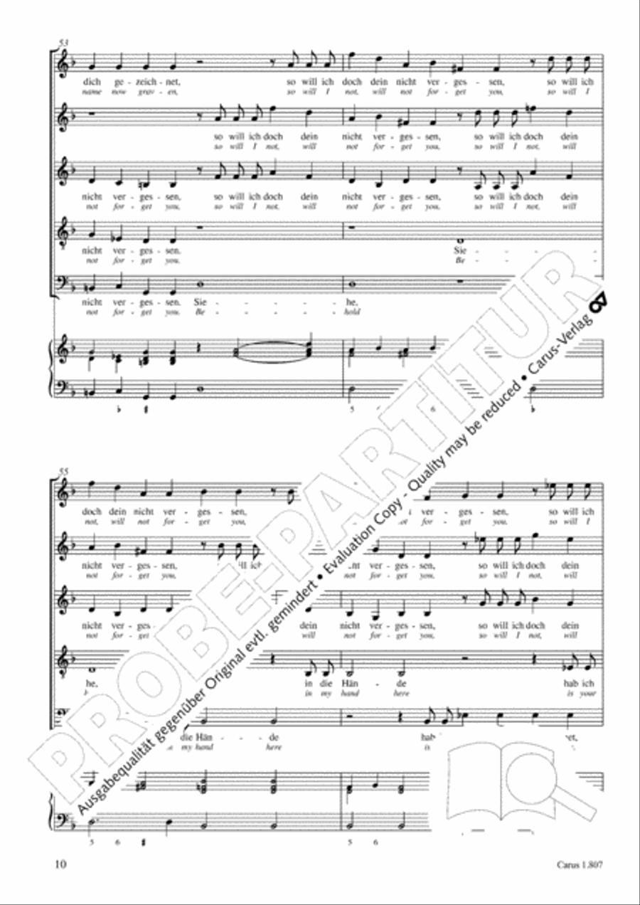 Zion said (Zion spricht) Zion said (Zion spricht) SSATB scores gallery preview page 11