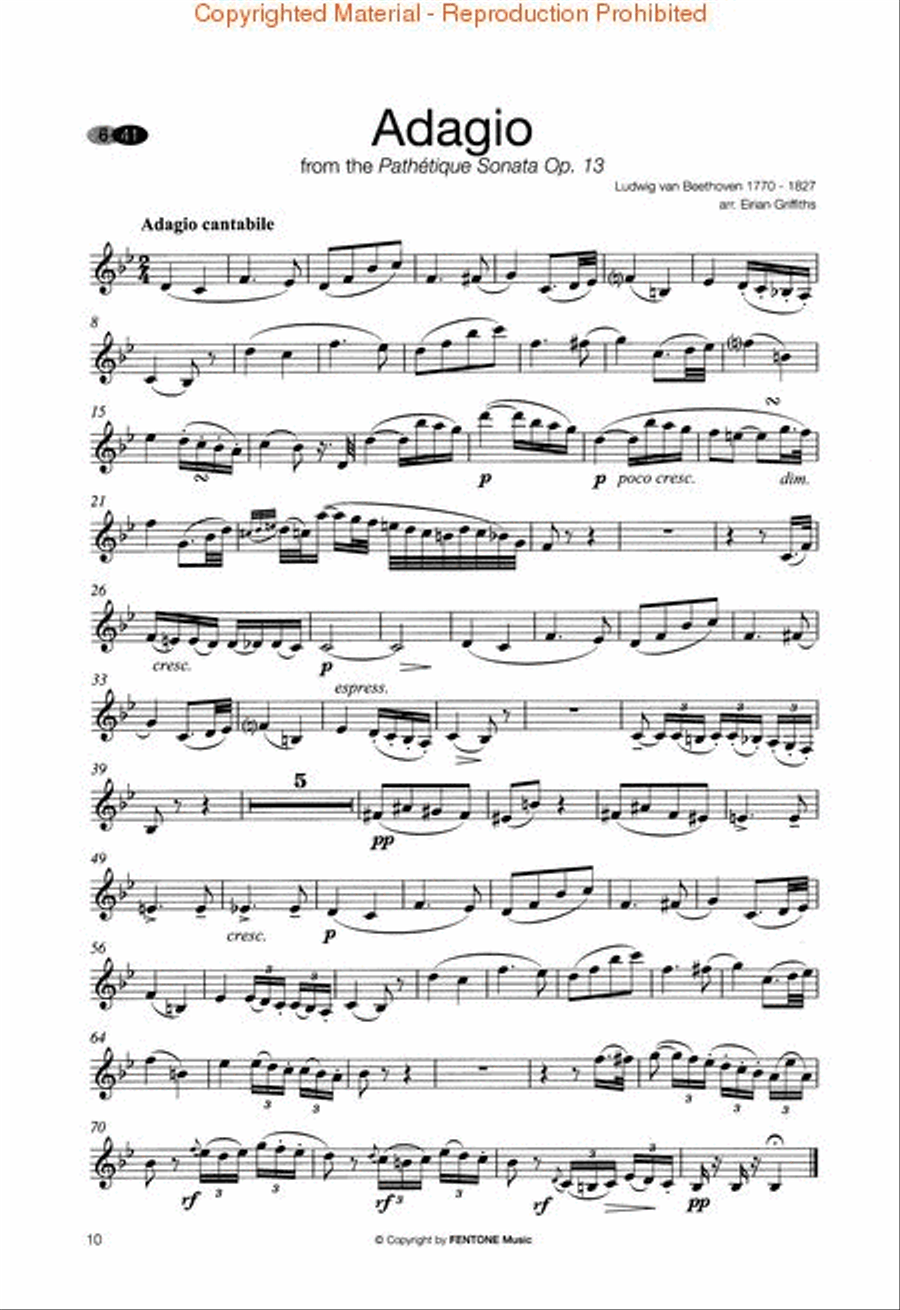 From Bach to Ravel Clarinet Solo scores gallery preview page 3