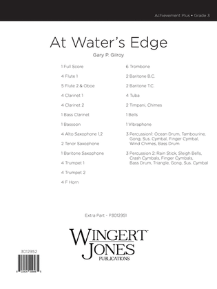 At Water's Edge - Full Score