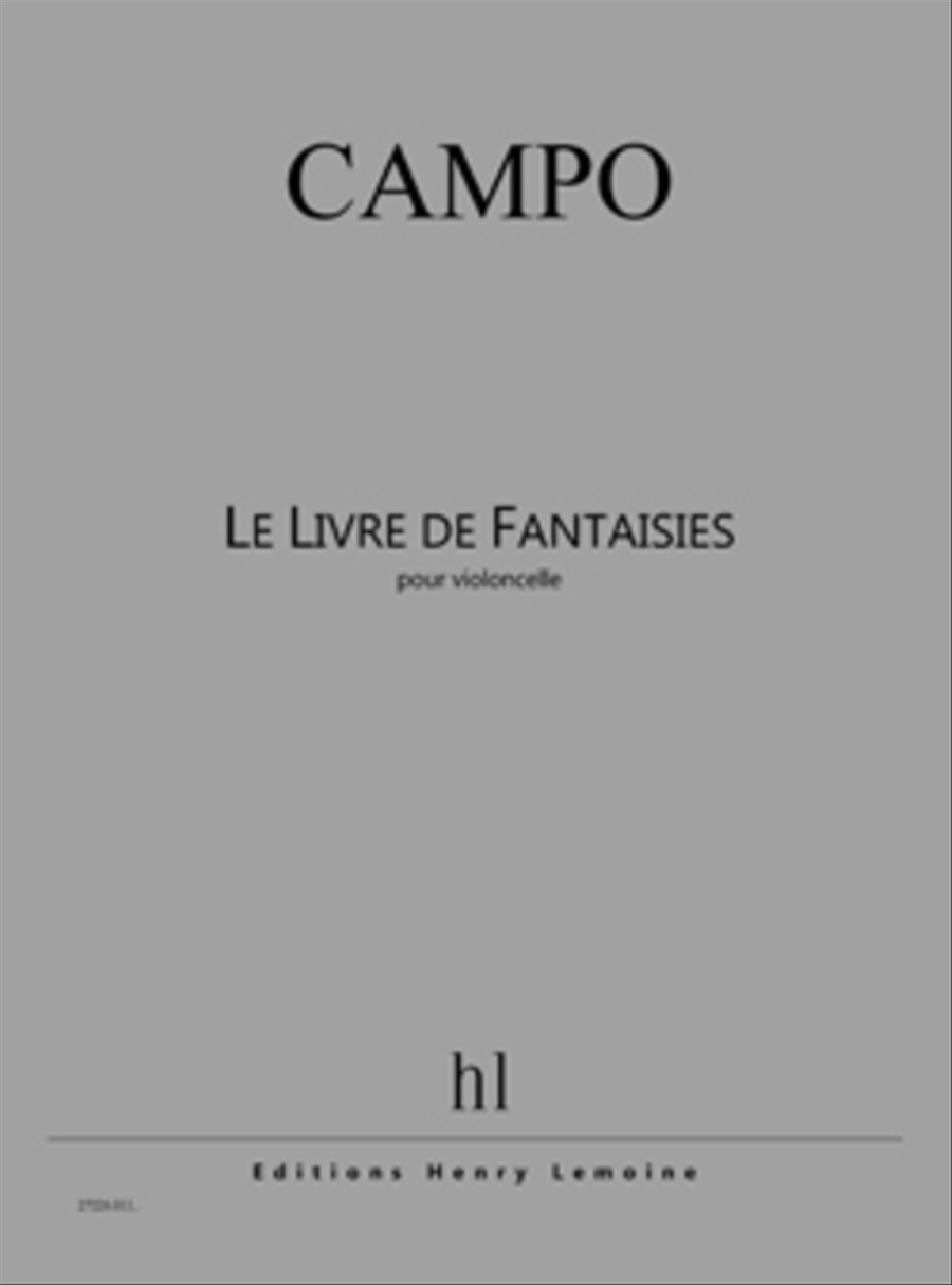 Le Livre de Fantaisies Cello scores gallery preview page 1