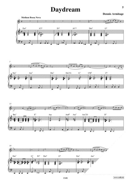 Bossa Nova by Dennis Armitage Trumpet Solo - Sheet Music