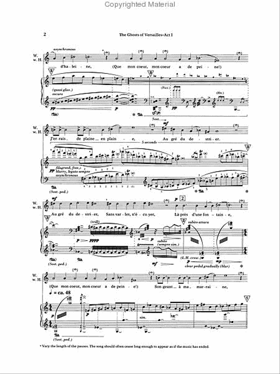 The Ghosts of Versailles Voice scores gallery preview page 3