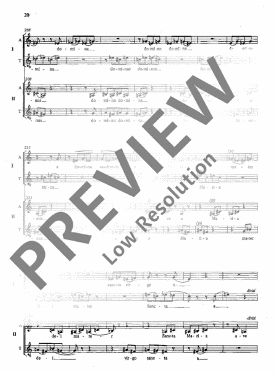 Motetus I 4-Part scores gallery preview page 21