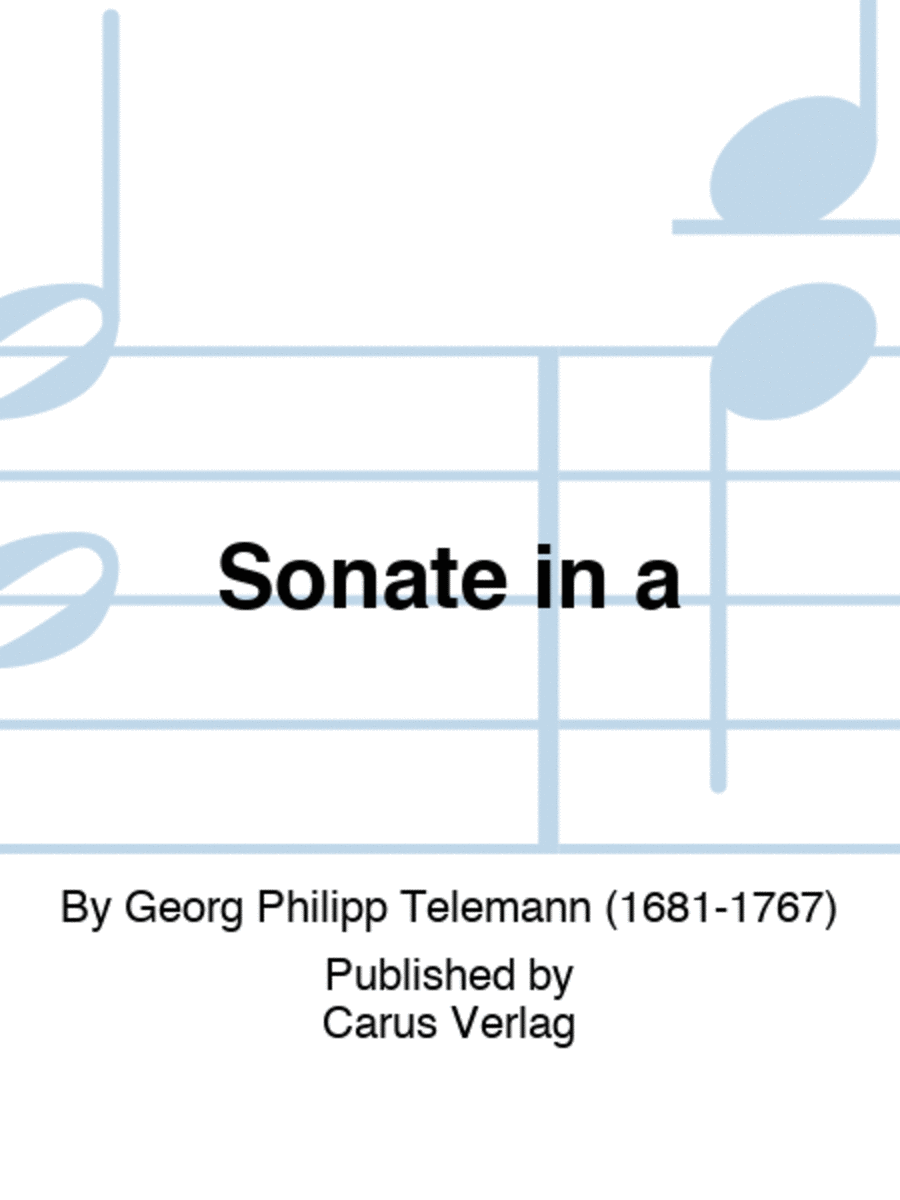 Sonate in a