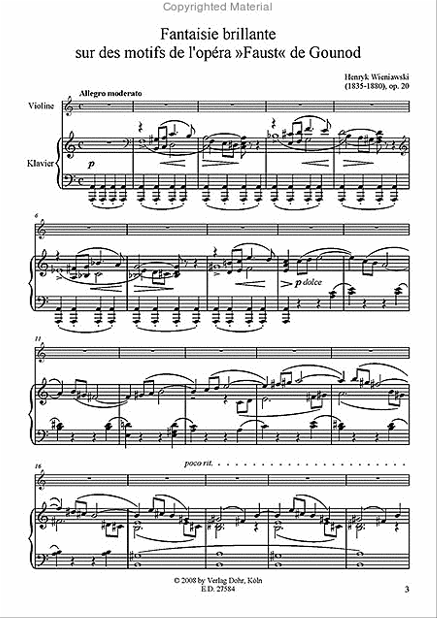 Fantaisie brillante sur des motifs de l'opera 