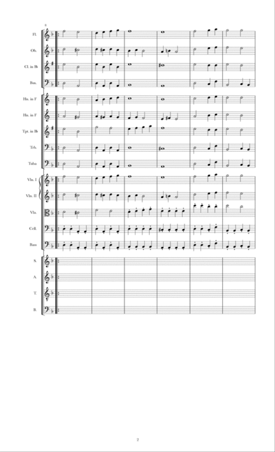 Lay All Your Love On Me Chamber Music scores gallery preview page 2