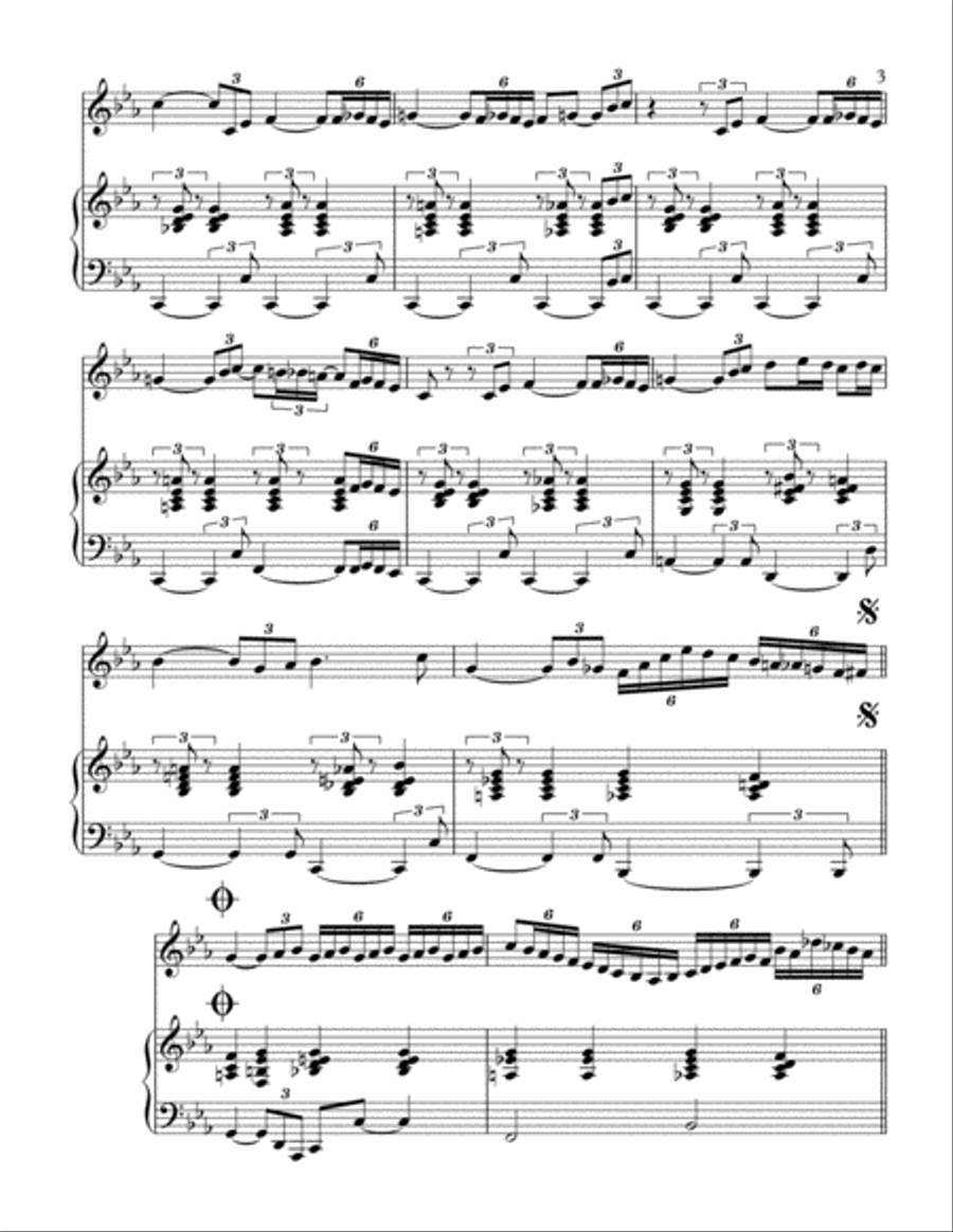 Georgia On My Mind Trumpet Solo scores gallery preview page 4