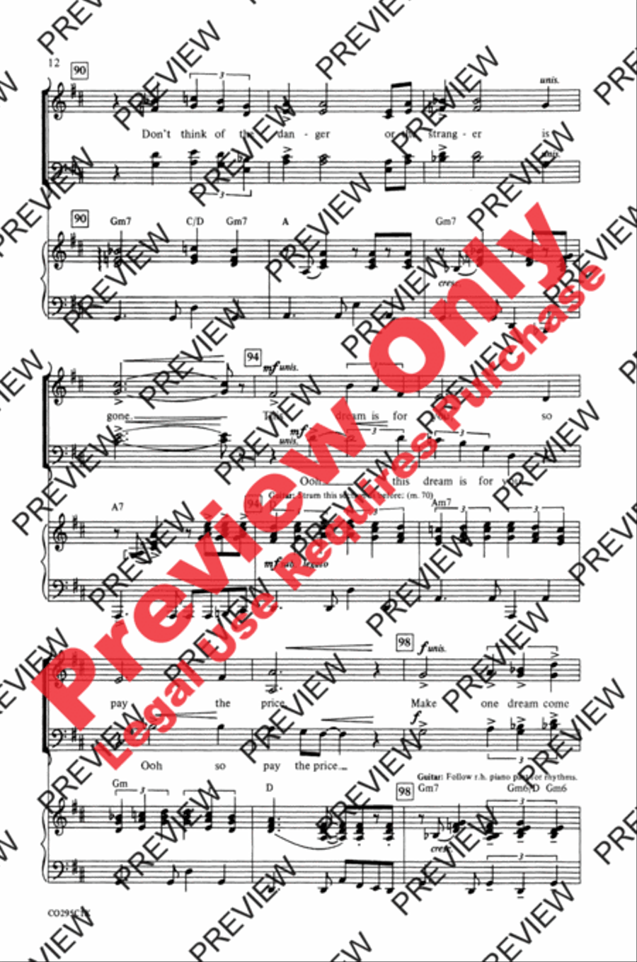 The Best of Bond (A Medley) 4-Part scores gallery preview page 11