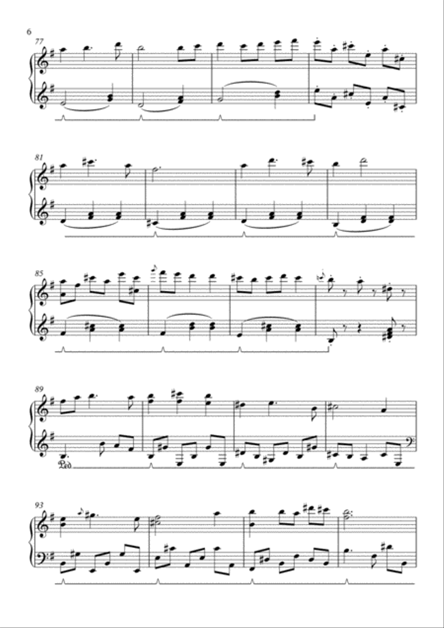 Piano Sonata No.1 in E minor Piano Solo scores gallery preview page 6