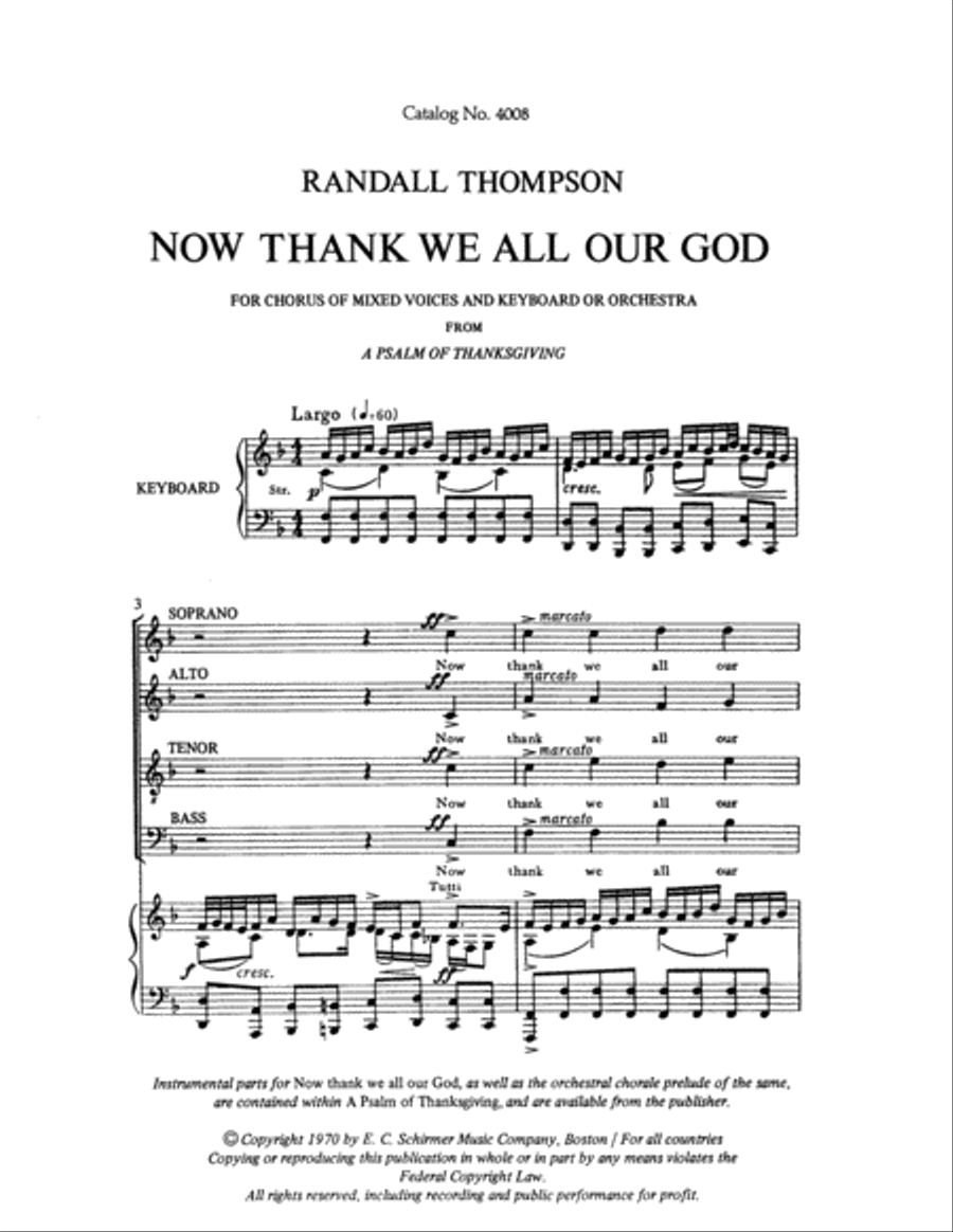 A Psalm Of Thanksgiving A Psalm Of Thanksgiving 4-Part scores gallery preview page 2