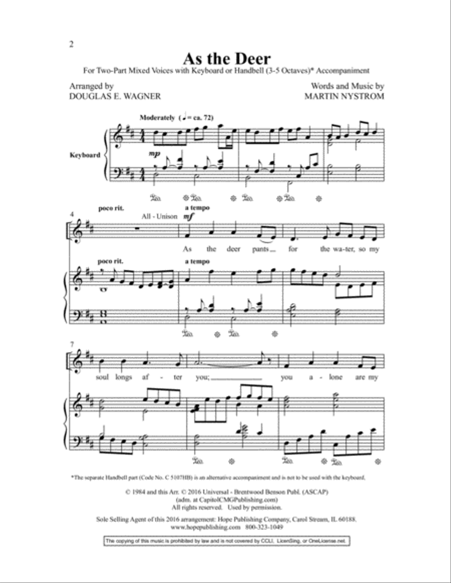 As the Deer 2-Part scores gallery preview page 2