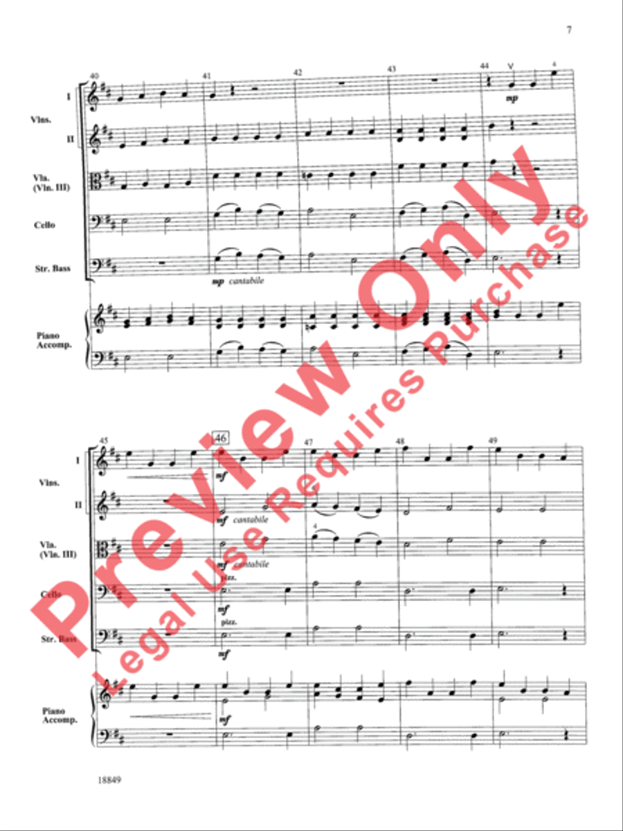 Sonata Vivant Sonata Vivant String Orchestra scores gallery preview page 8