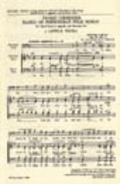 Choruses Op. 30 Nos. 3 4 5
