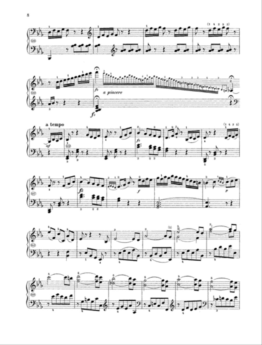 Sonata E-flat major, Hob. XVI:49 Piano Solo scores gallery preview page 6