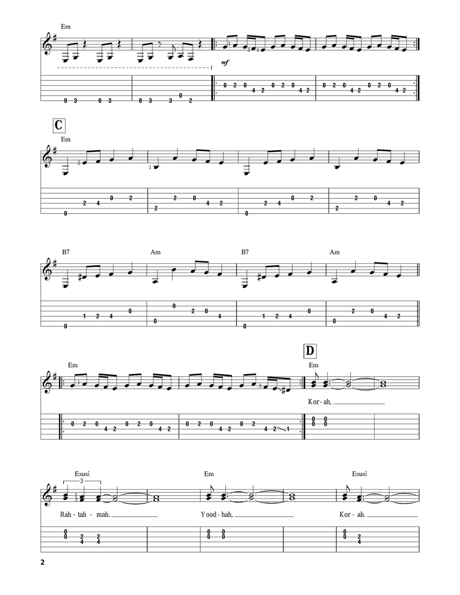 Duel Of The Fates (from Star Wars: The Phantom Menace) Acoustic Guitar scores gallery preview page 2