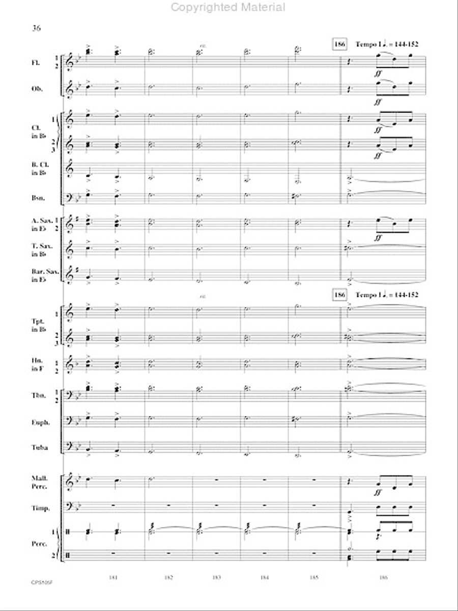 A Land Remembered A Land Remembered Concert Band scores gallery preview page 37