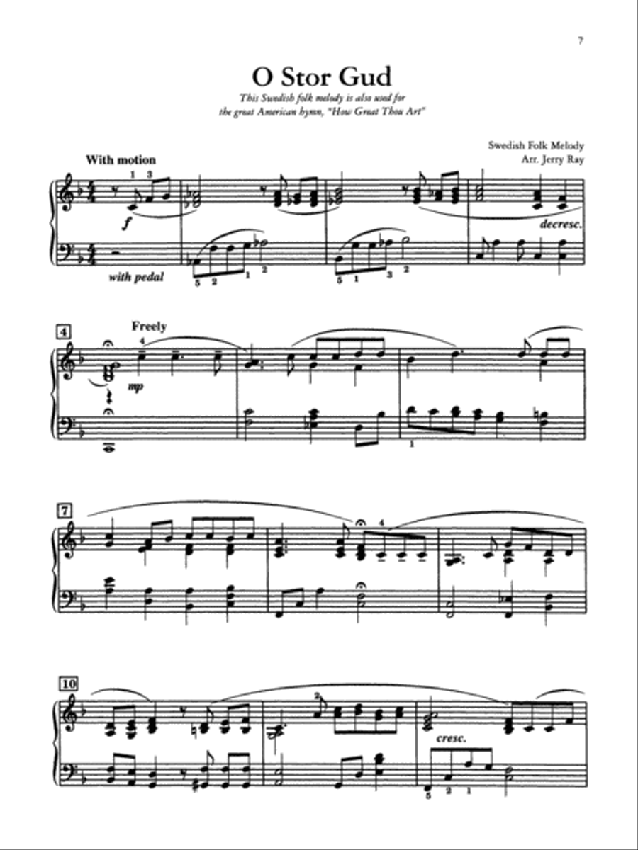 Hymns with Style Piano Solo scores gallery preview page 3
