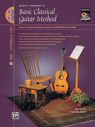 Book cover for Basic Classical Guitar Method, Book. 3