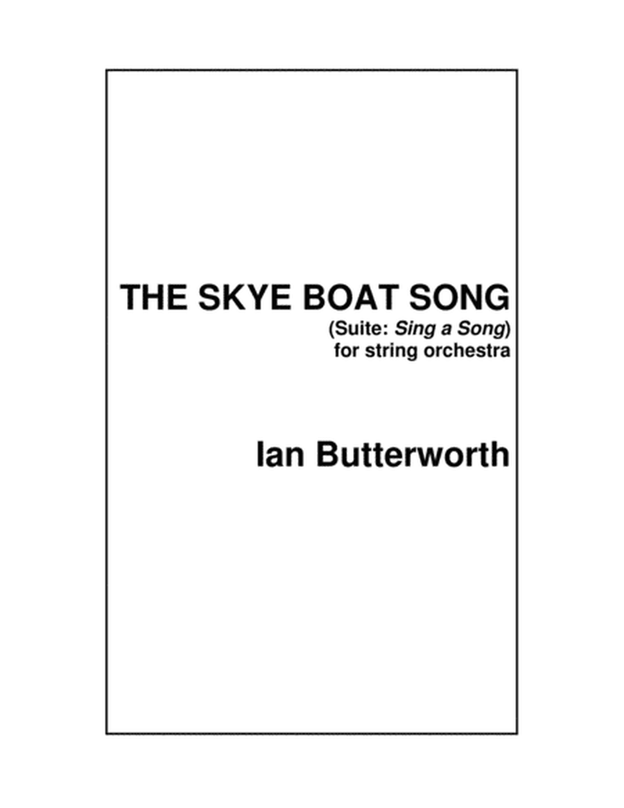 IAN BUTTERWORTH The Skye Boat Song for strings for orchestra image number null