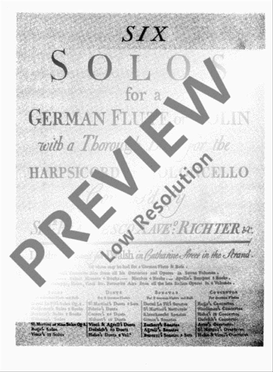 Sonata G major Sonata G major Flute scores gallery preview page 4