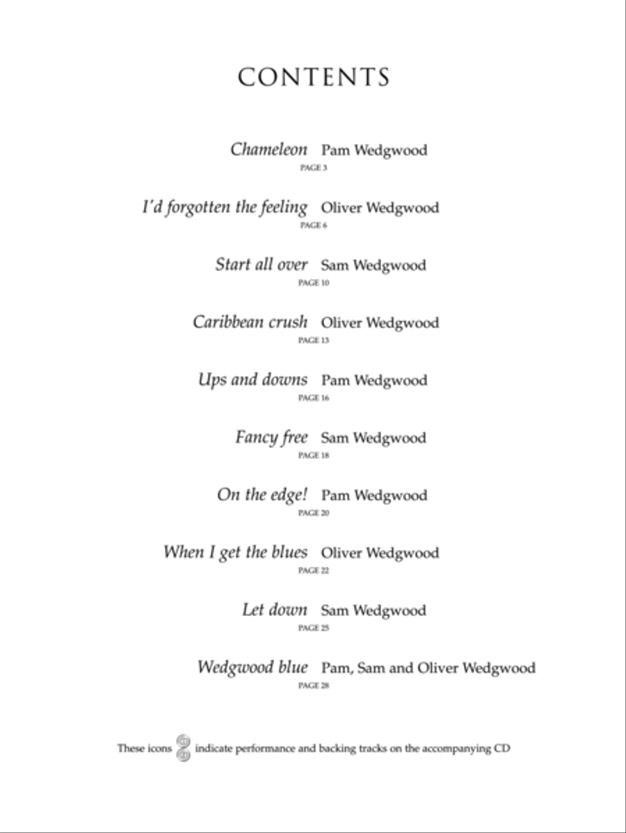 Wedgwood /Wedgwood Blue (Book & CD) Piano Solo scores gallery preview page 5