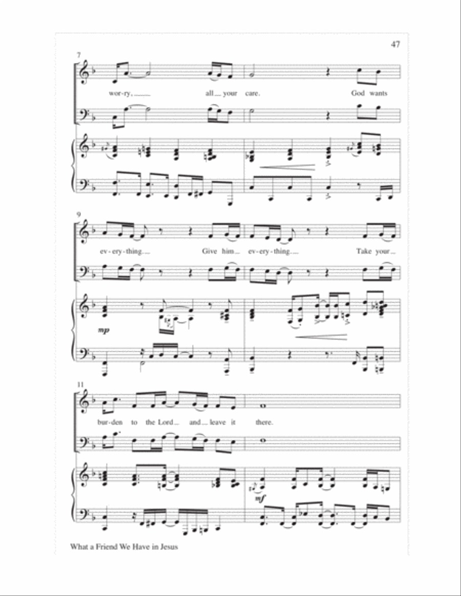 Let the Children Sing 4-Part scores gallery preview page 49