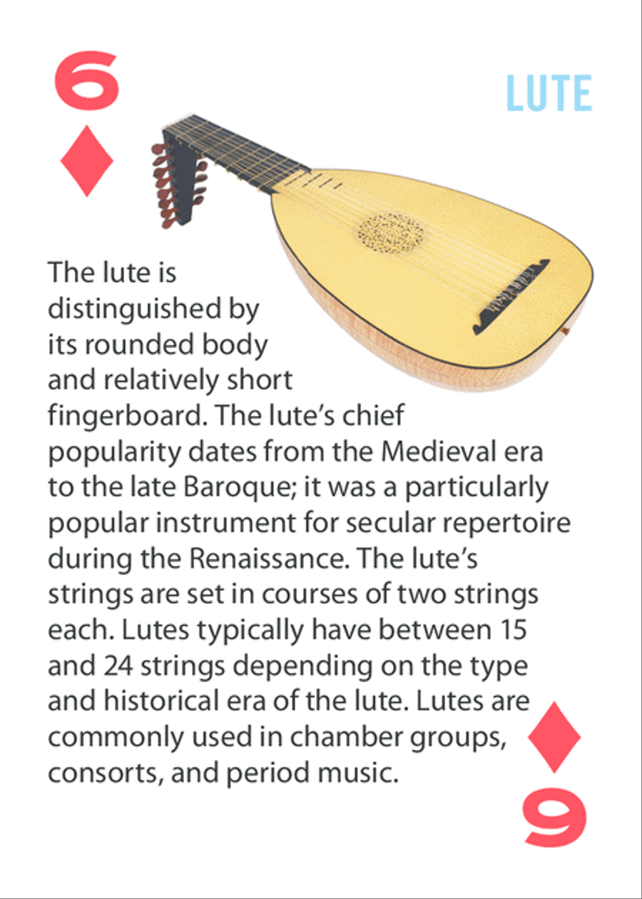 Alfred's Music Playing Cards -- Instruments Classroom Materials scores gallery preview page 5