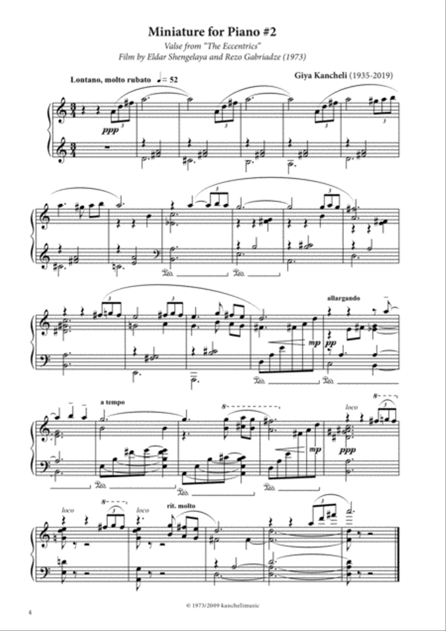 33 Miniatures for Piano Piano Solo scores gallery preview page 4