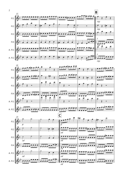 Bach Rocks! for Flute Quartet image number null