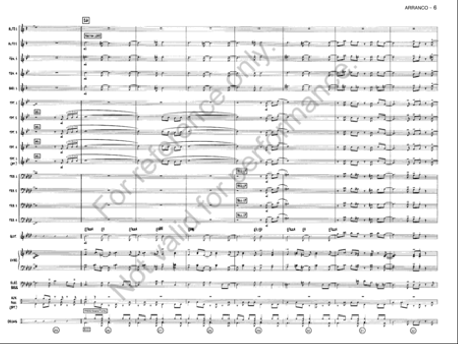 Arranco Jazz Ensemble scores gallery preview page 5