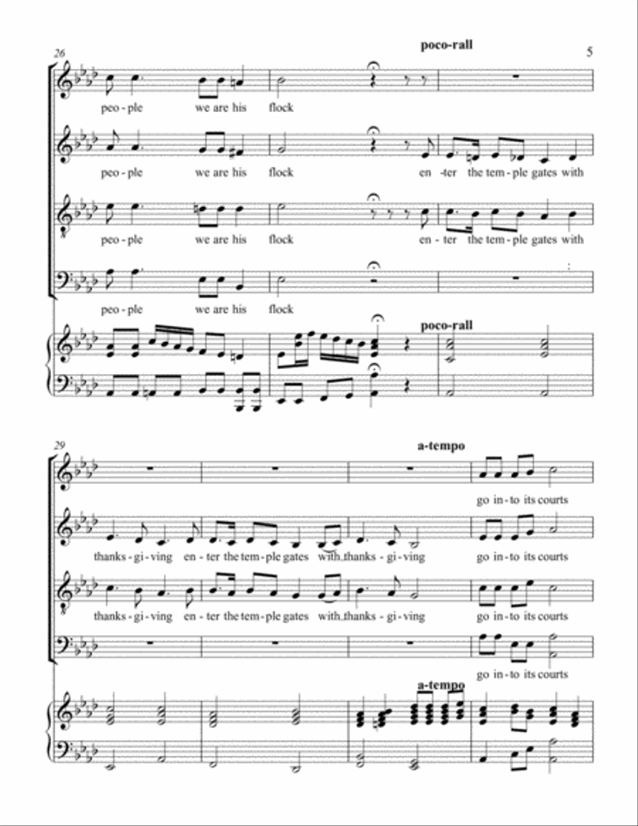 SING TO THE LORD A NEW SONG 4-Part scores gallery preview page 5