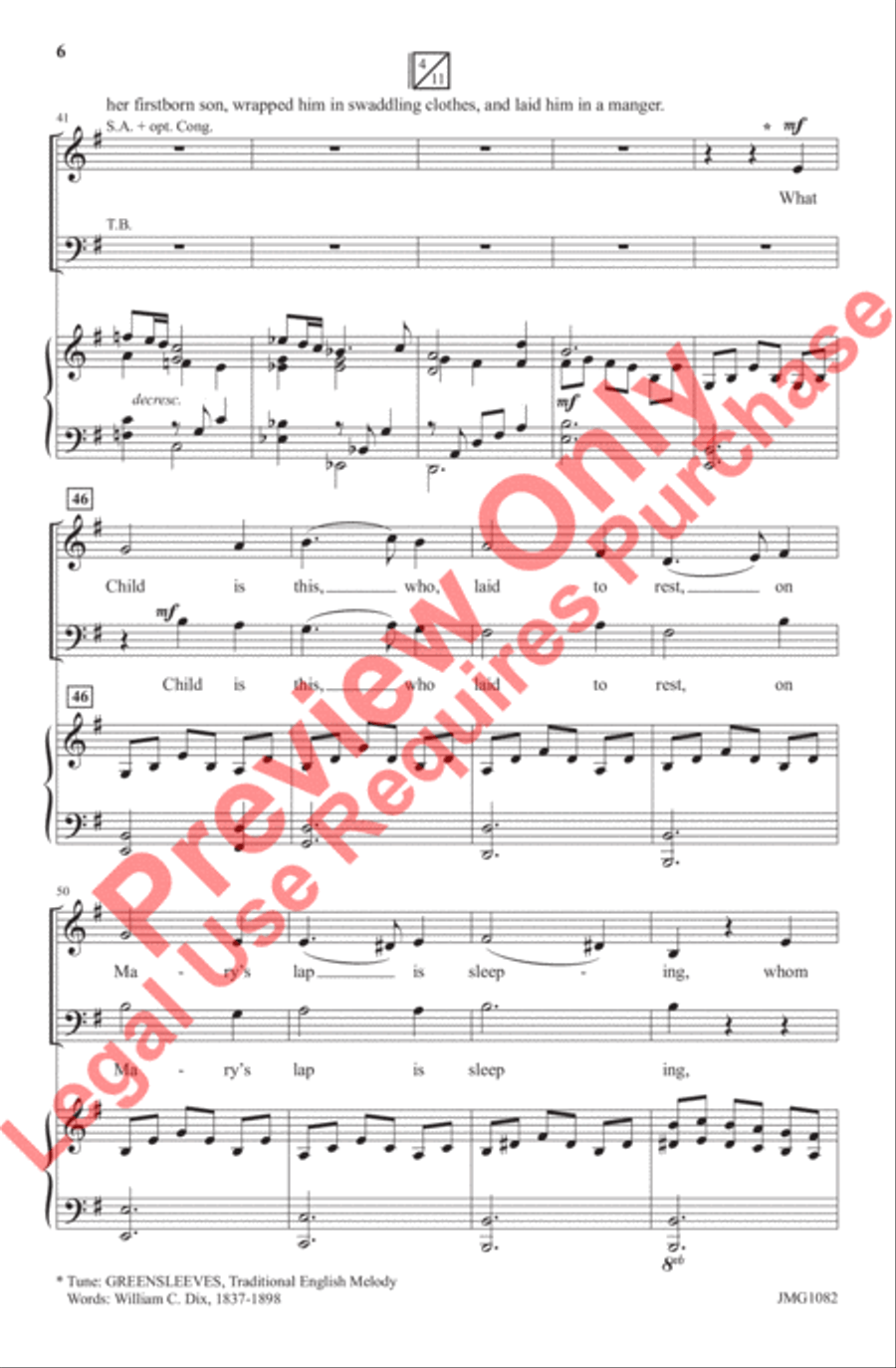 Wonders of His Love Wonders of His Love 4-Part scores gallery preview page 6