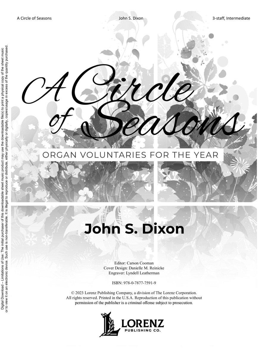 Book cover for A Circle of Seasons