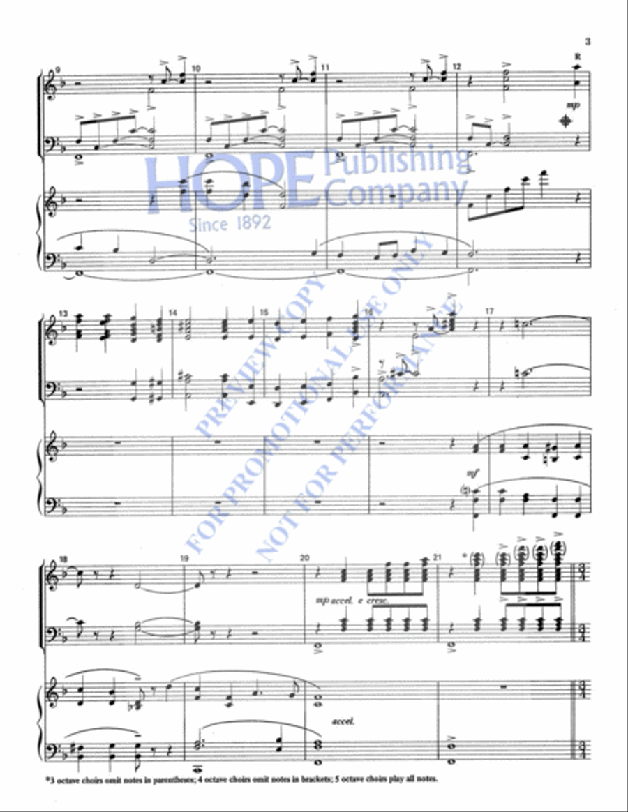 Hymns of Christmas Organ scores gallery preview page 4