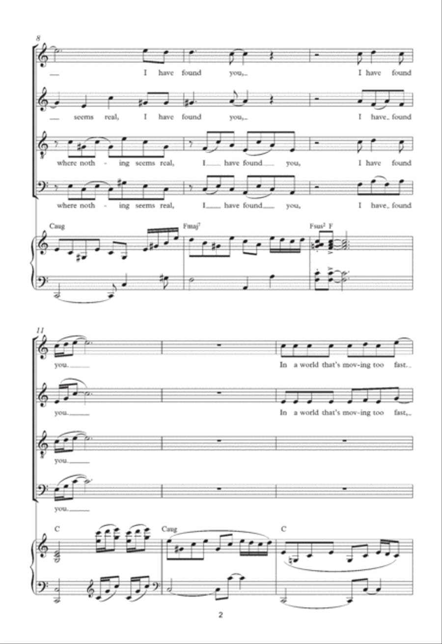 The Last Night Of The World (from Miss Saigon) (arr. Francis Shaw) 4-Part scores gallery preview page 2