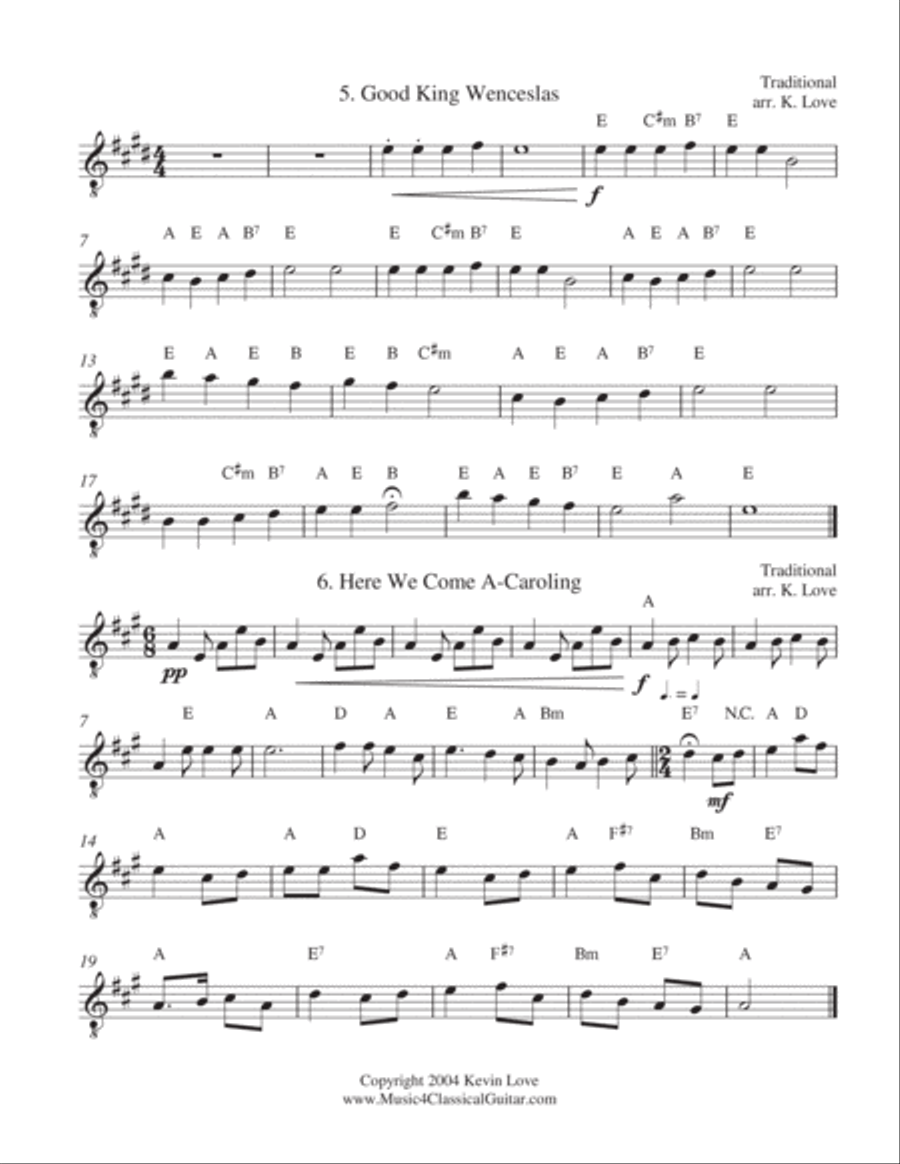 A Christmas Primer (Guitar Trio) - Score and Parts A Christmas Primer (Guitar Trio) - Score and Parts Guitar Ensemble scores gallery preview page 6