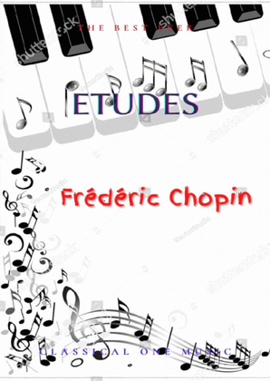 Book cover for Chopin - Etude Op. 25, No. 5 in E minor for piano solo