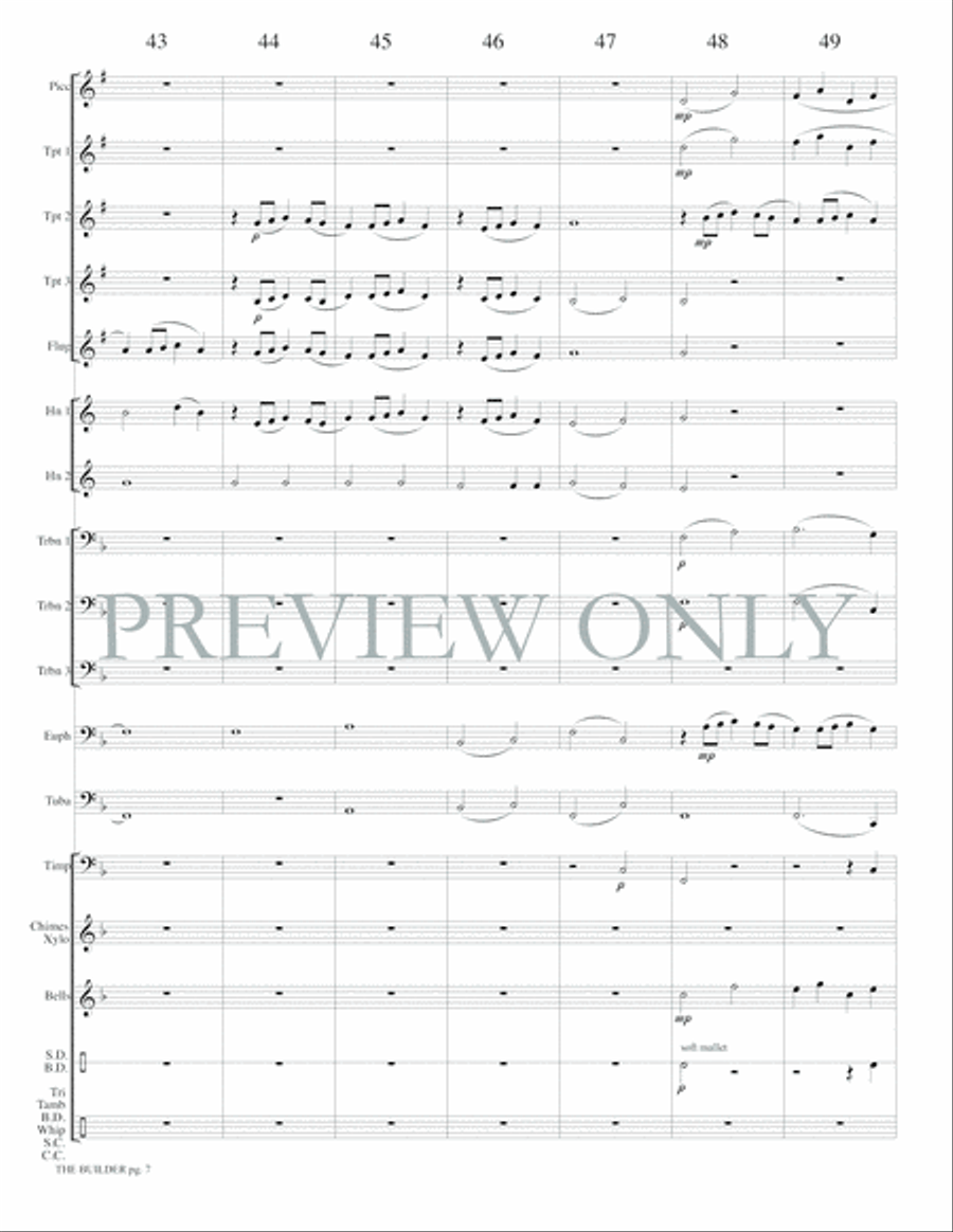 The Builder Small Ensemble scores gallery preview page 9